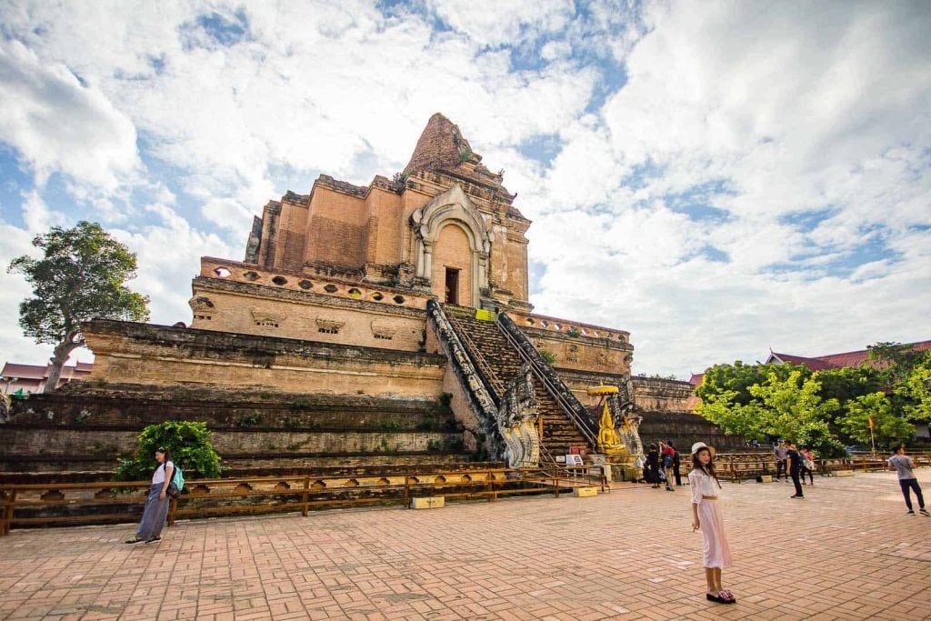 The Old Pagoda Of Wat Chedi Luang