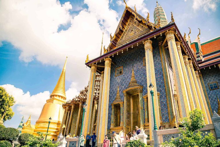 Gilded Architecture Of The Grand Palace And Temple Of The Emerald Buddha