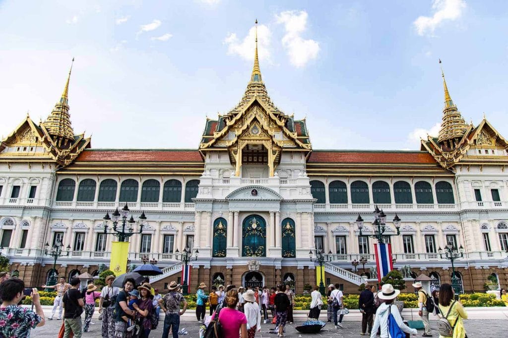 The Grand Architecture Of The Grand Palace Bangkok