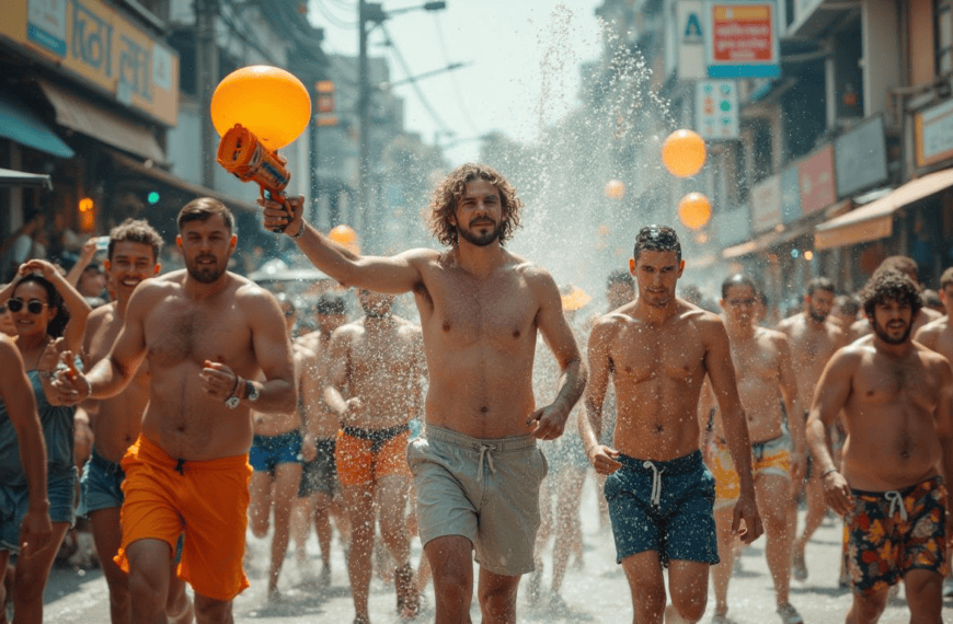 freepik songkran in bangkok with a lot of caucasian holdin 24865