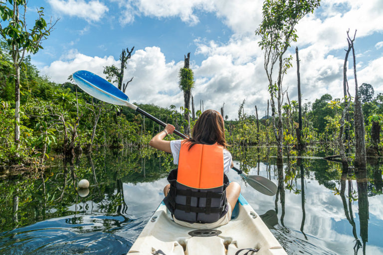 jurassic krabi klong rood & huay to waterfall private tour